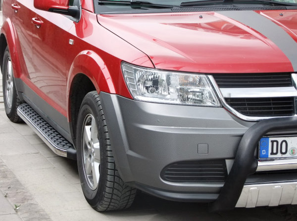 Trittbretter passend für Dodge Journey ab 2008 Hitit Chrom mit TÜV