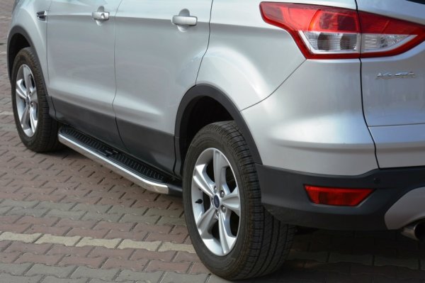 Trittbretter passend für Ford Kuga ab 2008-2012 Ares Chrom mit TÜV