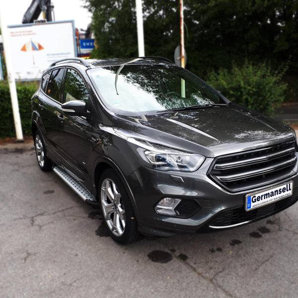 Trittbretter passend für Ford Kuga 2016-2019 Olympus Chrom mit TÜV