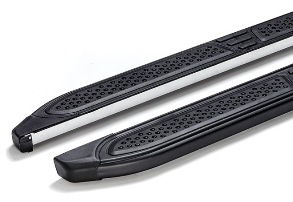 Trittbretter passend für Honda CR-V 2006-2012 Ares Schwarz mit TÜV