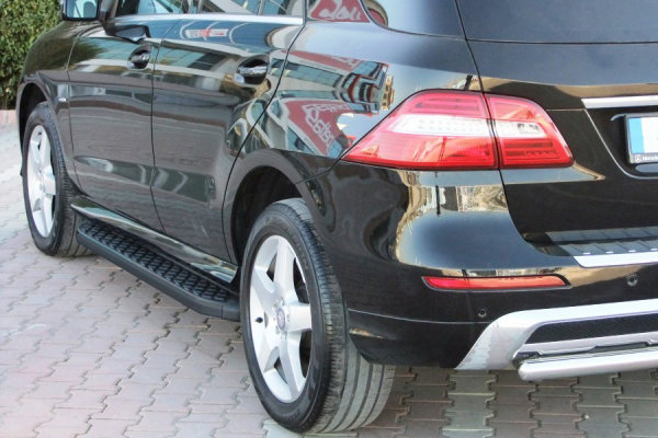 Trittbretter passend für Mercedes-Benz ML W166 2011-2015 Hitit Schwarz mit TÜV