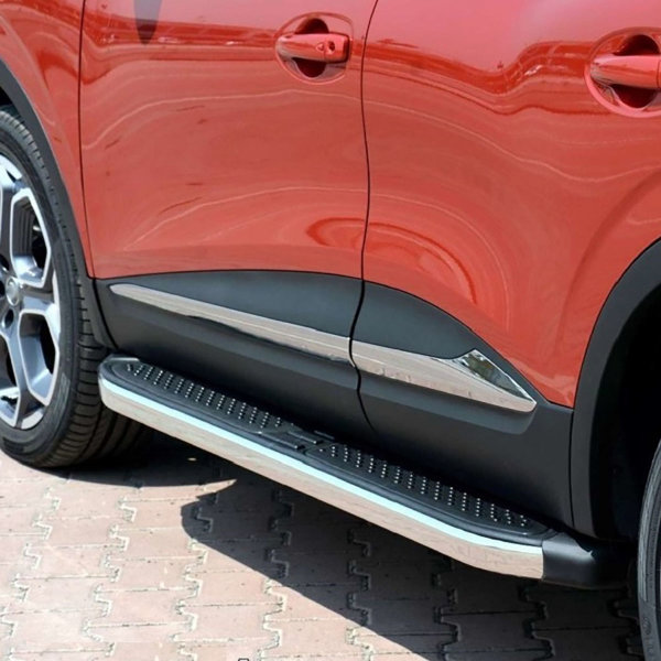 Trittbretter passend für Mercedes X-Klasse ab 2017 Ares Chrom mit TÜV