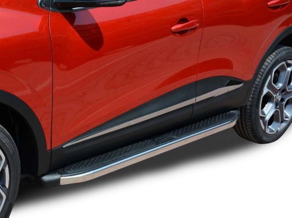 Trittbretter passend für Mitsubishi ASX 2010-2019 Ares Chrom mit TÜV
