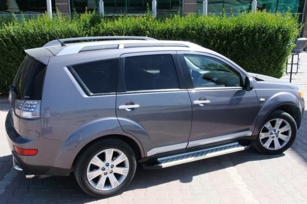 Trittbretter passend für Mitsubishi Outlander 2007-2012 Olympus Chrom mit TÜV