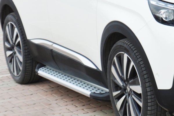 Trittbretter passend für Peugeot 3008 ab 2016 Olympus Chrom mit TÜV