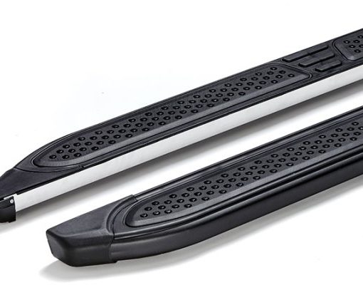 Trittbretter passend für Porsche Cayenne 2002-2010 Ares Schwarz mit ABE