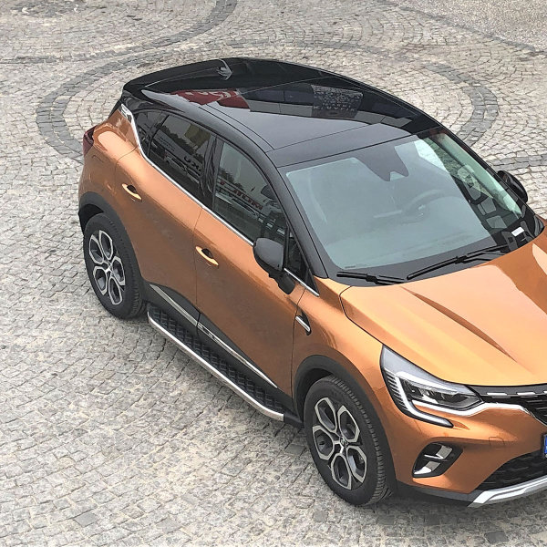 Trittbretter passend für Renault Captur ab Bj. 2019 Hitit Chrom mit TÜV