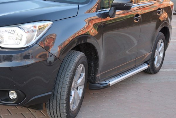 Trittbretter passend für Subaru Forester ab 2013 Olympus Chrom mit TÜV