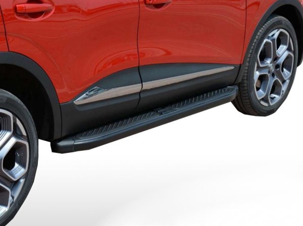 Trittbretter passend für Suzuki Grand Vitara 2005-2015 Ares Schwarz mit TÜV