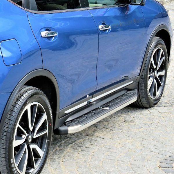 Trittbretter passend für VW T-Roc ab Bj. 2017 Dakar Chrom mit TÜV