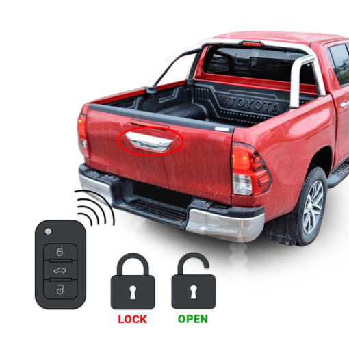 Heckklappen Zentralverriegelung Nachrüstsatz passend für Toyota Hilux Bj. 2015-2022